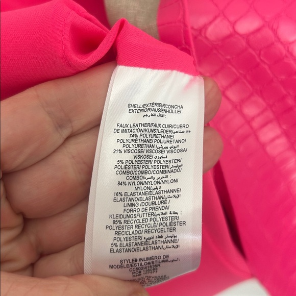 New Alice and Olivia Charra vegan leather dress - Picture 10 of 16